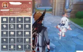 Conta Genshin Impact, Childe, Zhongli, Kazuha