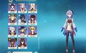 Vendo conta xiao C1+yae miko+venti C1+baal+zhongli mais 8 5*
