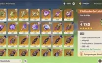 Vendo conta xiao C1+yae miko+venti C1+baal+zhongli mais 8 5*