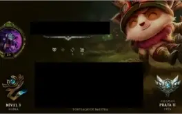 CONTA DE LEAGUE OF LEGENDS.