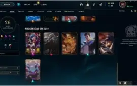 V > Conta 26 skins smurf