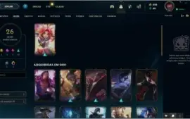 V > Conta 26 skins smurf