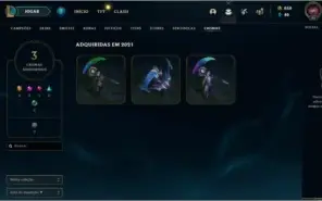 V > Conta 26 skins smurf