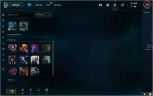 V > Conta 26 skins smurf