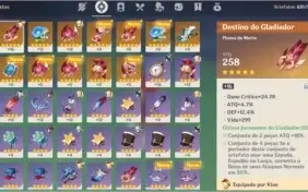 VENDO 5 ⭐ VENTI + KLEE + QIQI + MONA + HARPA CELESTIAL