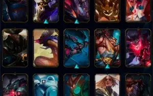 Conta League of Legends, mais de 100 skins.