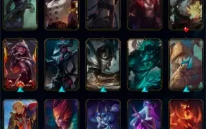 Conta League of Legends, mais de 100 skins.