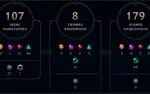 Conta League of Legends, mais de 100 skins.