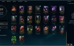 Conta league of legends 79 campeões 24 skins 1 lendária