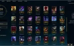 Conta league of legends 79 campeões 24 skins 1 lendária