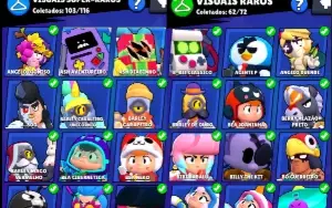 Conta Rara Brawl Stars FULL/ Todos os Brawlers +11 /338Skins