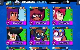 Conta Rara Brawl Stars FULL/ Todos os Brawlers +11 /338Skins
