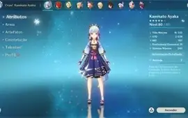 Ayaka  Diluc + Espada aspera, Jean e Qiqi C1 AR 48