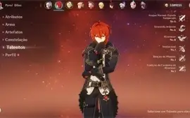 Ayaka  Diluc + Espada aspera, Jean e Qiqi C1 AR 48