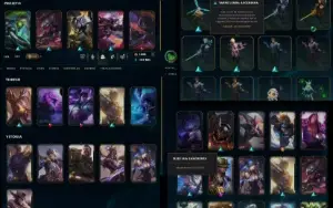 Conta LOL (PLAT4 Solo, PLAT4 Flex), todos os campeões