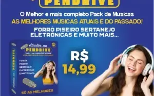 Pack de Músicas Atualizadas 2025 (Pendrive Digital)
