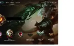 CONTA LEAGUE OF LEGENDS PRATA IV-S7 / BORDA S6 GOLD IV