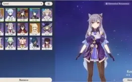 CONTA AR 27 KEQING, MONA E ARCO 5 ESTRELAS