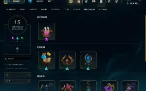 Conta Com Skin Rara Riot Singed