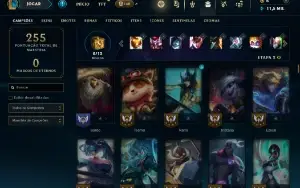 Conta Com Skin Rara Riot Singed