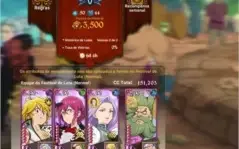 Conta 7DS - Seven Deadly Sins com 1604 diamantes