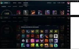 CONTAS LEAGUE OF LEGENDS / PRATA V / VÁRIOS CAMPEÕES E SKINS