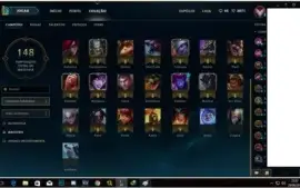 CONTAS LEAGUE OF LEGENDS / PRATA V / VÁRIOS CAMPEÕES E SKINS