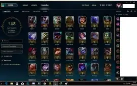 CONTAS LEAGUE OF LEGENDS / PRATA V / VÁRIOS CAMPEÕES E SKINS
