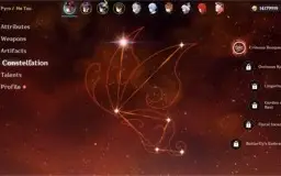 HuTao C1 + Homa + Ganyu + Amos + Zhongli + Venti + Ayato