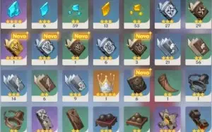 GENSHIN IMPACT / AR 49 / 5 SSR + 15 SR