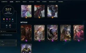 Conta D2 307 Skins