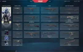 Vandal Ancifogo - Canivete Balisong - Awp Lugubre - Valorant