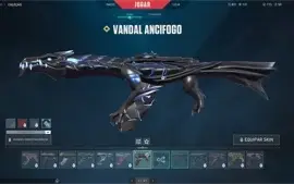 Vandal Ancifogo - Canivete Balisong - Awp Lugubre - Valorant