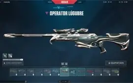 Vandal Ancifogo - Canivete Balisong - Awp Lugubre - Valorant