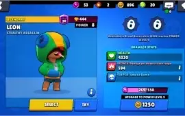 Conta Brawl Stars 9770 troféus 22/27 Brawlers