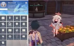 Conta Genshin Impact AR55 Venti/Xiao/Ganyu/Diluc/Jean