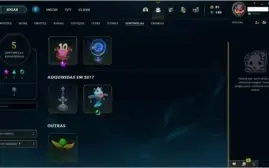 CONTA LOL - SKIN UFO CORKI - OURO 4 -  64 CHAMP E 62 SKINS