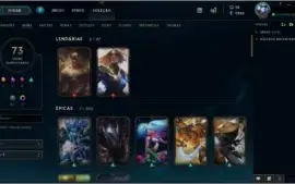 Conta League of Legends de 2012 (raridade).