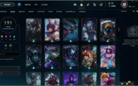 191 SKINS, 141 CHAMPS, OURO II