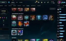 Conta Lol Mono Kat 201 Skins E Vários Espólios