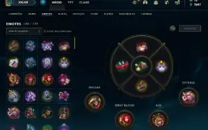 Conta Lol Mono Kat 201 Skins E Vários Espólios