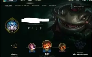 CONTA LOL LV 44, TODOS OS CHAMP, 231 SKINS, 12 runas