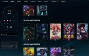 CONTA LOL OURO 2 - 71V e 42L - 62% WIN RATE