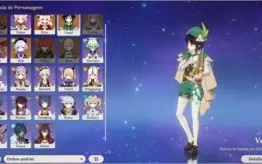 Genshin Impact  AR 47 -VENTI - KLEE - QIQI - MONA + TODOS 4*