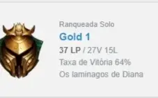 CONTA GOLD 1 - MUITO BARATA - MMR BOM