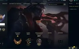 Conta com +260 skins SUPER DESAPEGO