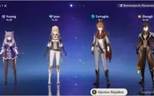 Genshi Impact - Zhongli,Child,Albedo,Keqing,Qiqi e Jean
