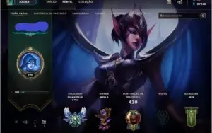 CONTA DIAMANTE 3 COM 6 ANOS / 134 CHAMPS / 81 SKINS