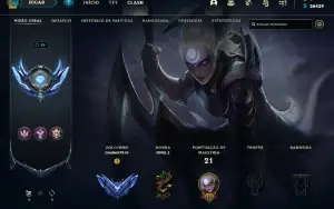 Conta DIAMANTE 4 | 68% Win - Lol (League Of Legends) Elomoon