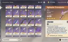 AR 58 NA - Ganyu, Raiden, Venti, Yae Miko  e Mais!!!!